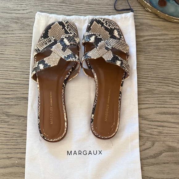 Margaux MX Sandals Snakeskin Embossed - Picture 1 of 3